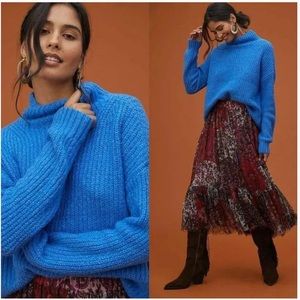 Anthropologie Funnel Neck Sweater